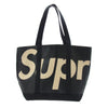 Supreme シュプリーム 20SS Raffia Tote ロゴ ラフィア トート バッグ ブラック系【美品】【中古】