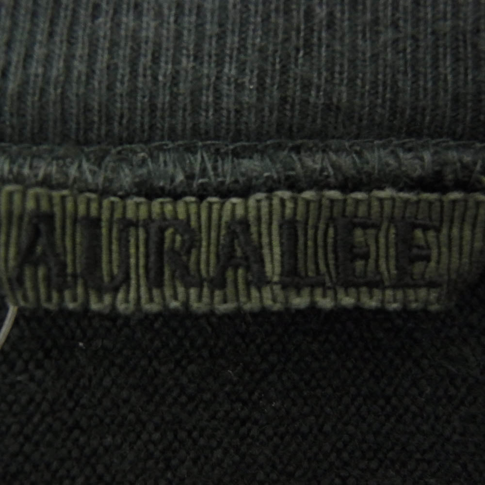 AURALEE オーラリー A9AP05SM SUPER MILLED SWEAT スーパー ミドル 長袖 スウェット ブラック系 1【中古】