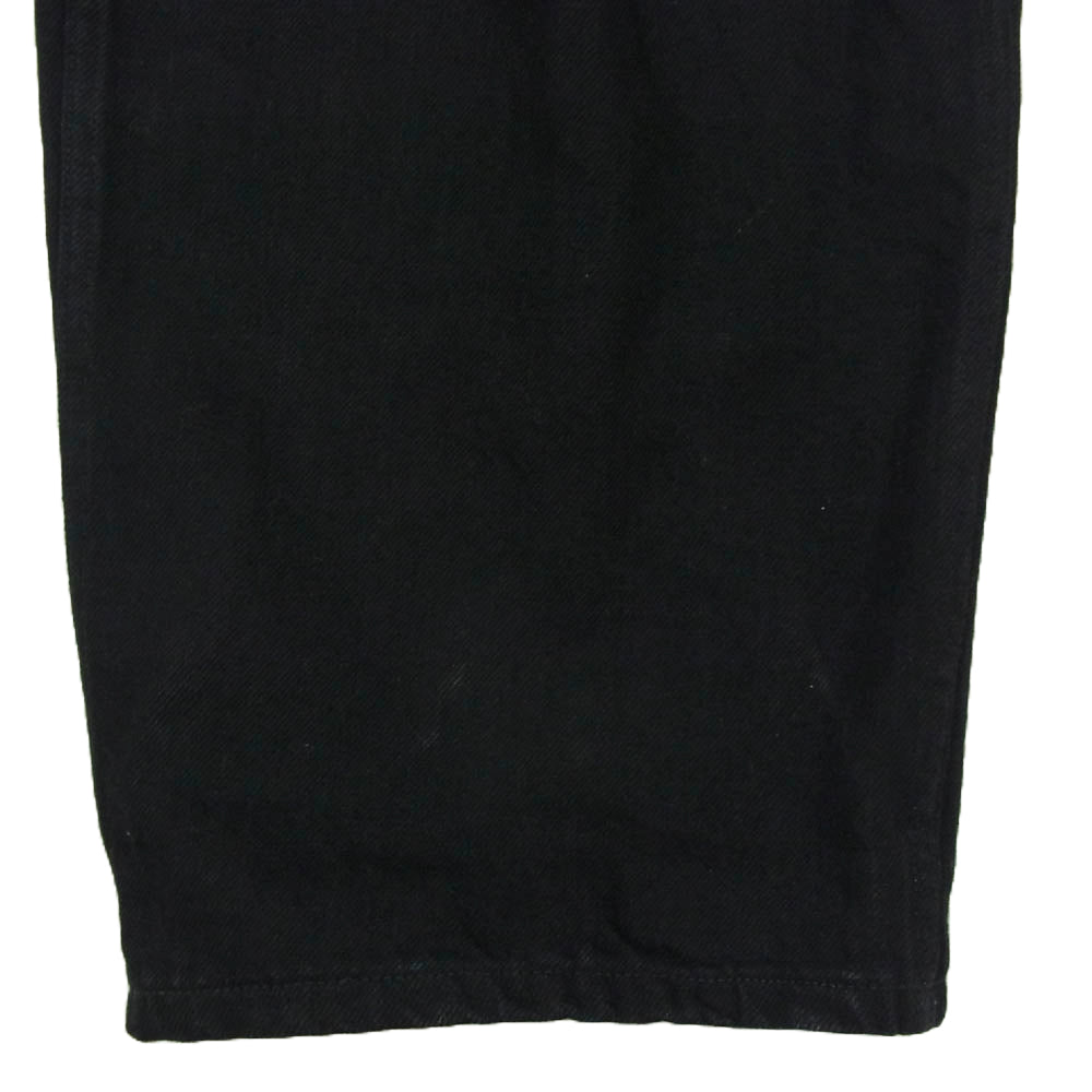 COMOLI コモリ N03-03003 BELTED DENIM PANTS  ベルテッド デニム パンツ ブラック系 2【中古】