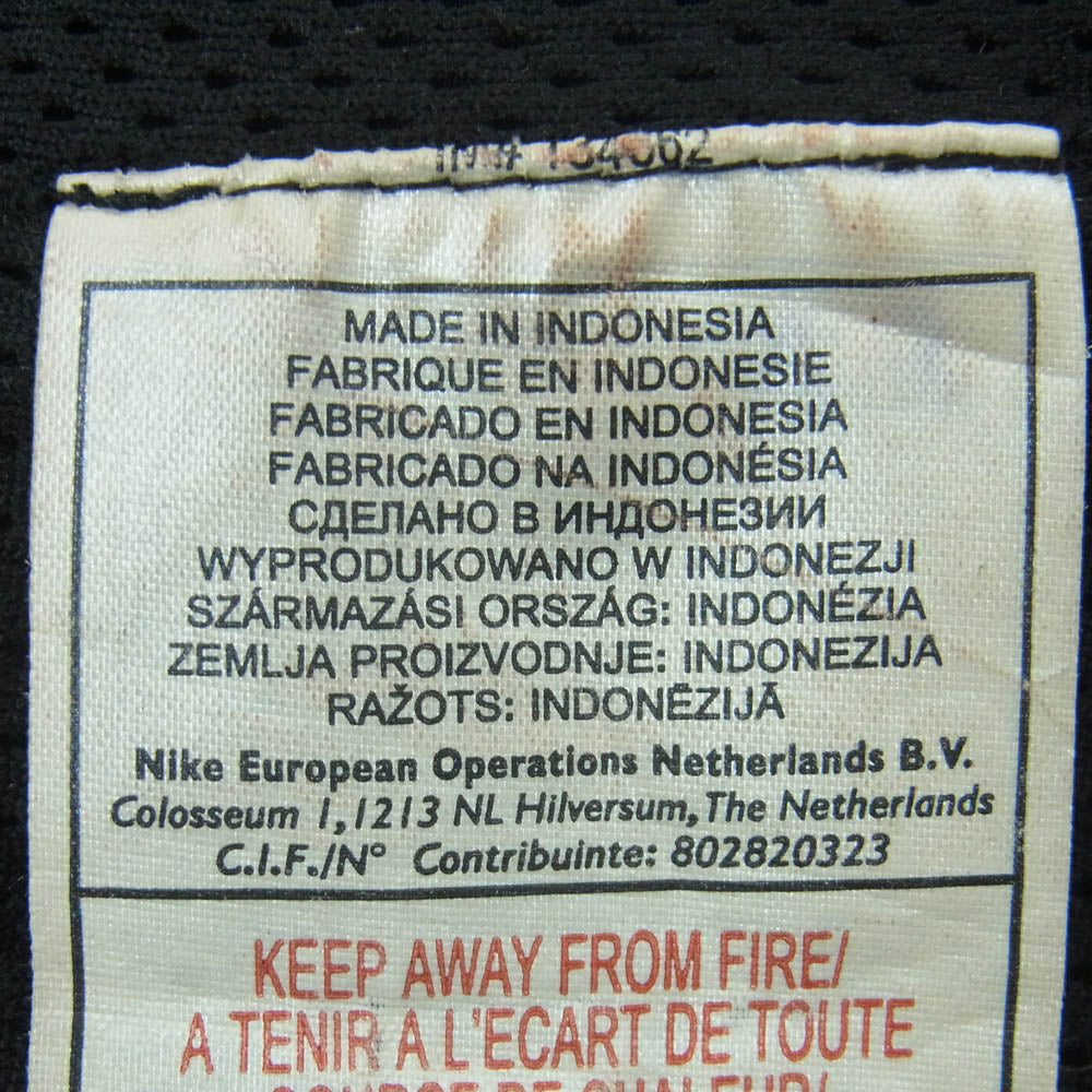 NIKE ナイキ 90s ヴィンテージ CLIMA-FIT ドルトムントフィールド ジャケット パーカー ブラック系 XXL【中古】