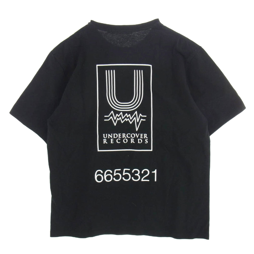 UNDERCOVER アンダーカバー 18SS UCU3816 THE OOZHASSNY ANIMALS ロゴ プリント 半袖 Tシャツ ブラック系 3【中古】