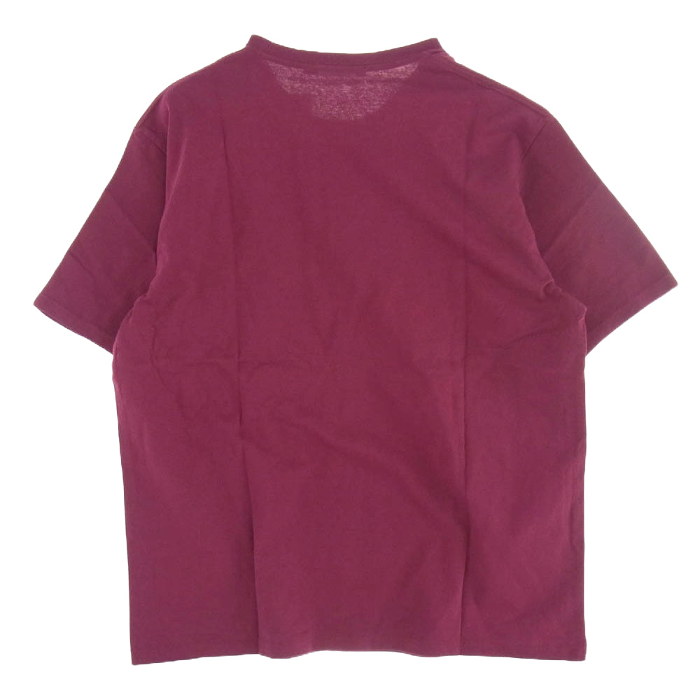 UNDERCOVER アンダーカバー 19AW UCX3802 U LOGO SS TEE ロゴ 半袖 Tシャツ ワインレッド系 5【極上美品】【中古】