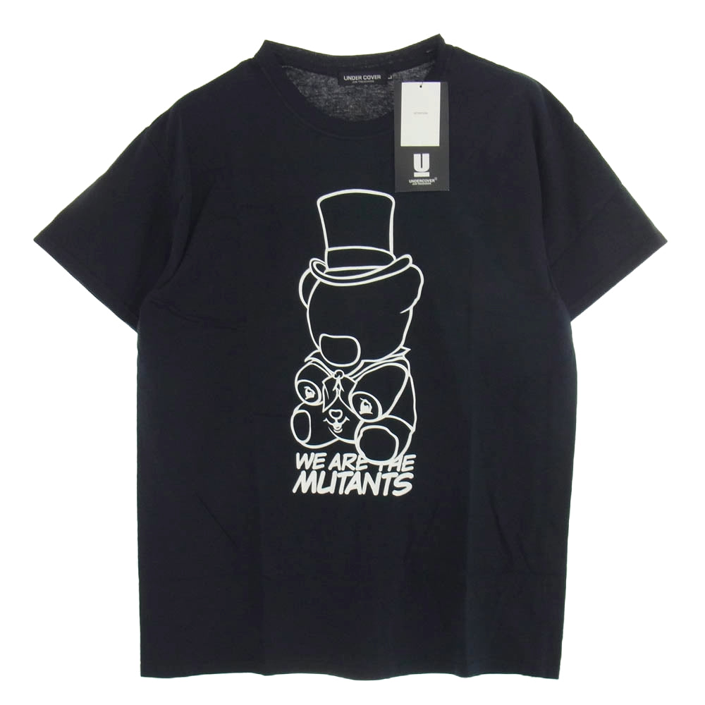 UNDERCOVER アンダーカバー MUW9802-02 WE ARE THE MLITANTS ベアー プリント 半袖 Tシャツ ブラック系 L【中古】