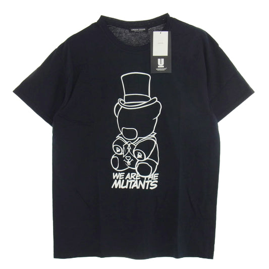 UNDERCOVER アンダーカバー MUW9802-02 WE ARE THE MLITANTS ベアー プリント 半袖 Tシャツ ブラック系 L【中古】