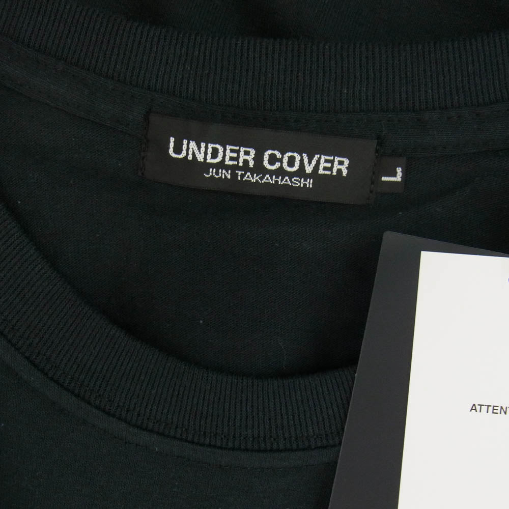 UNDERCOVER アンダーカバー MUW9802-02 WE ARE THE MLITANTS ベアー プリント 半袖 Tシャツ ブラック系 L【中古】