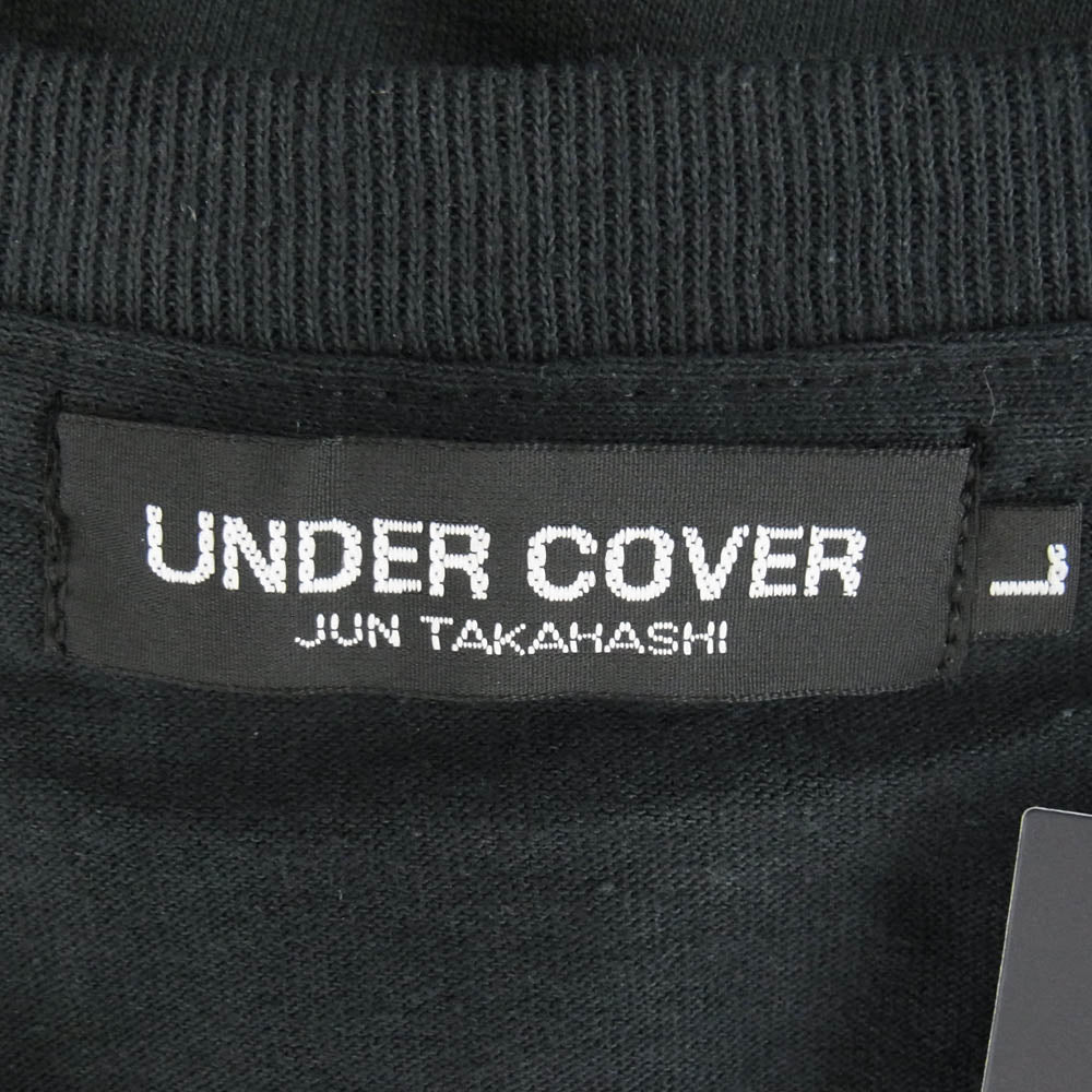 UNDERCOVER アンダーカバー MUW9802-02 WE ARE THE MLITANTS ベアー プリント 半袖 Tシャツ ブラック系 L【中古】