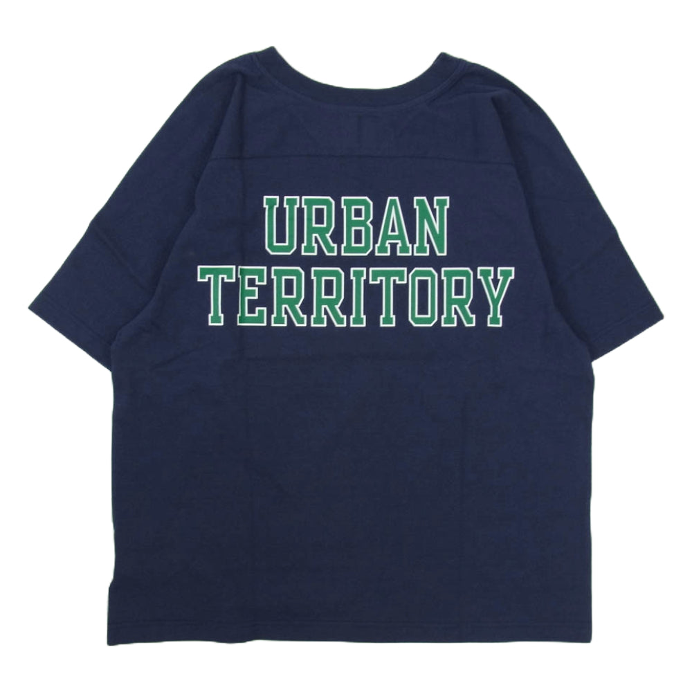 WTAPS ダブルタップス 21SS 211ATDT-CSM31 QB SS COTTON TEE 半袖 Tシャツ ネイビー系 X03【中古】