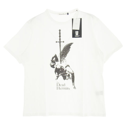 UNDERCOVER アンダーカバー 19SS UCW3807 Dead Hermits Angel Tee デッド ハーミット エンジェル プリント 半袖 Tシャツ ホワイト系 5【新古品】【未使用】【中古】