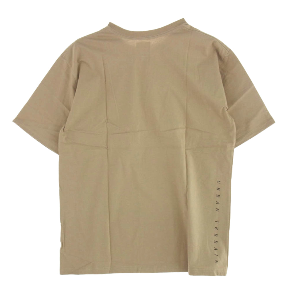 WTAPS ダブルタップス 21SS 211PCDT-ST01S SYSTEM SS TEE ロゴ プリント 半袖 Tシャツ ベージュ系 04【極上美品】【中古】