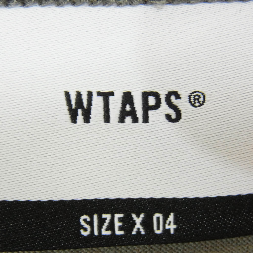 WTAPS ダブルタップス 20SS 201ATDT-CSM12 HOME BASE LS TEE ホームベース ロングスリーブ 長袖 Tシャツ カーキ系 X04【新古品】【未使用】【中古】