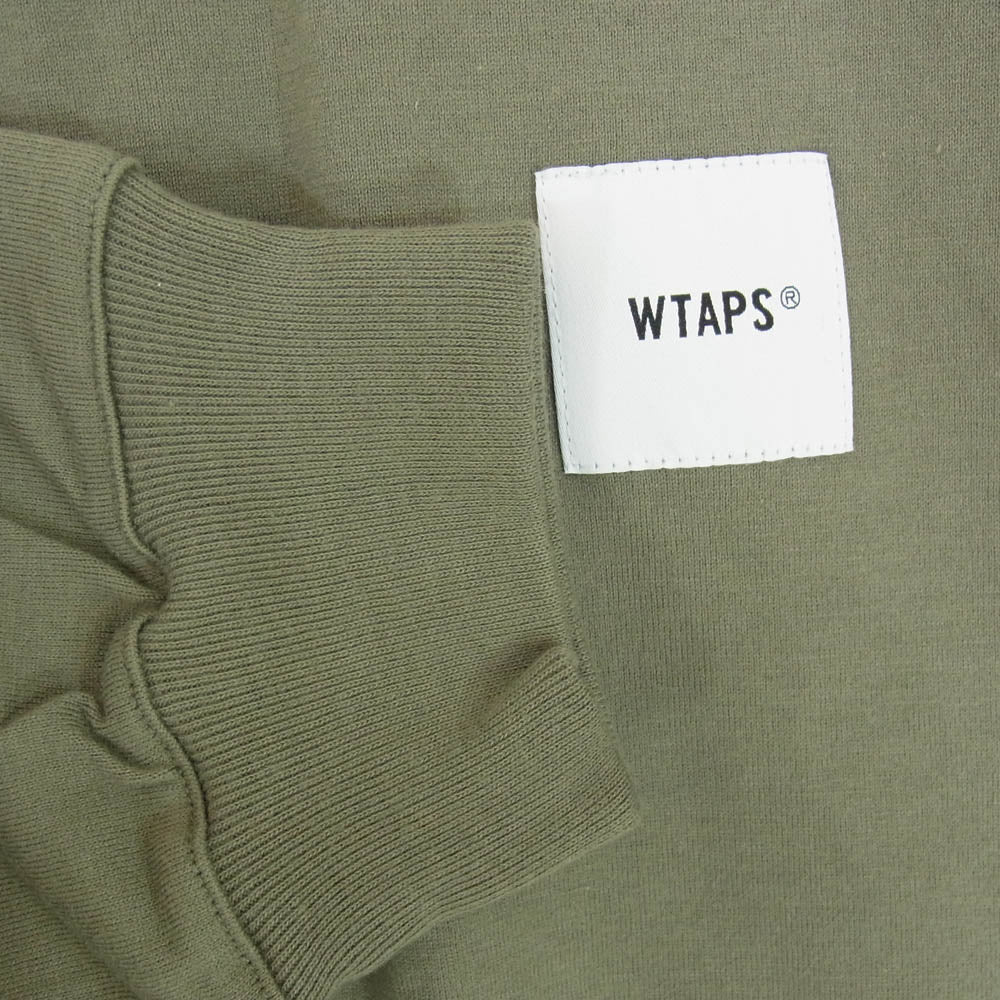 WTAPS ダブルタップス 20SS 201ATDT-CSM12 HOME BASE LS TEE ホームベース ロングスリーブ 長袖 Tシャツ カーキ系 X04【新古品】【未使用】【中古】