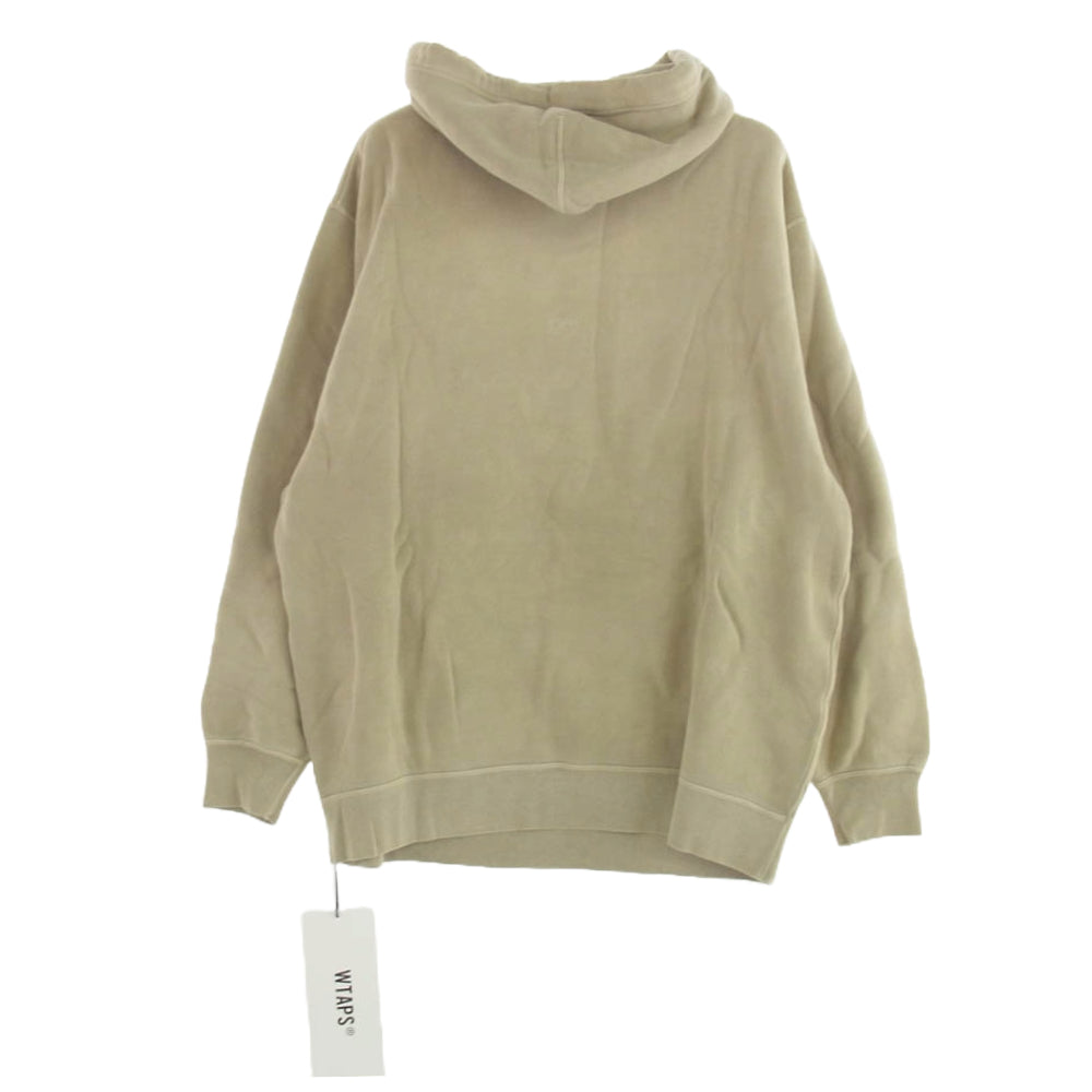 WTAPS ダブルタップス 212ATDT-CSM05 BLANK 01 HOODED コットン パーカー ベージュ系 4【中古】