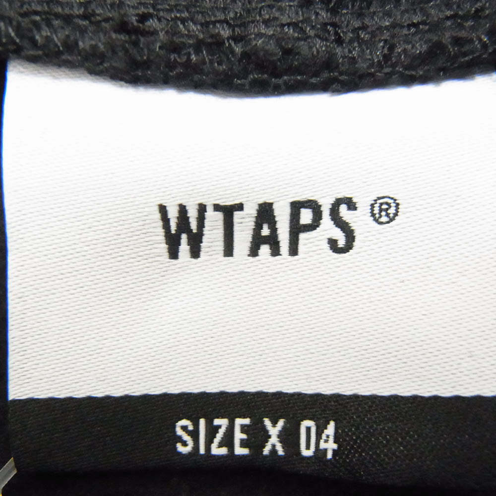 WTAPS ダブルタップス 21AW 212ATDT-HP01S LLW Long Live Wtaps バックプリント プルオーバー パーカー ブラック系 X04【中古】