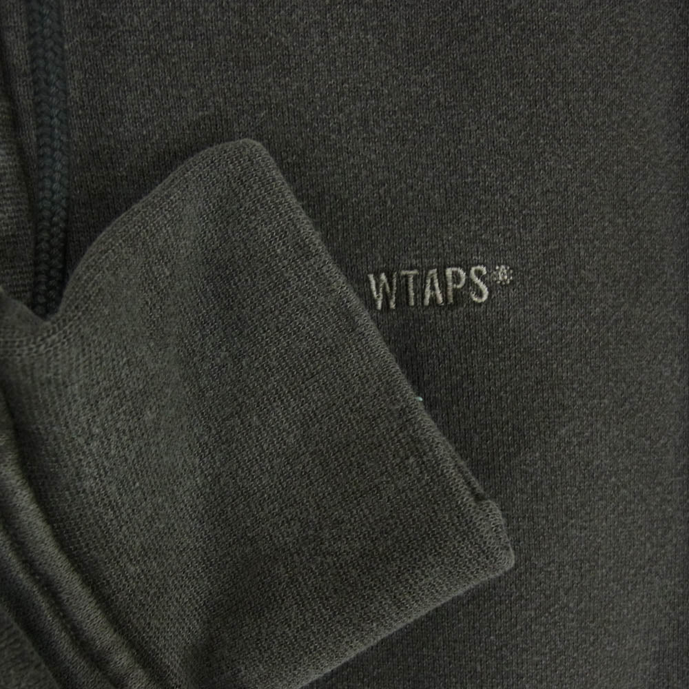 WTAPS ダブルタップス 20AW 202ATDT-CSM29 SIGN HOODED ヘンリーネック パーカー ブラック系 X04【新古品】【未使用】【中古】