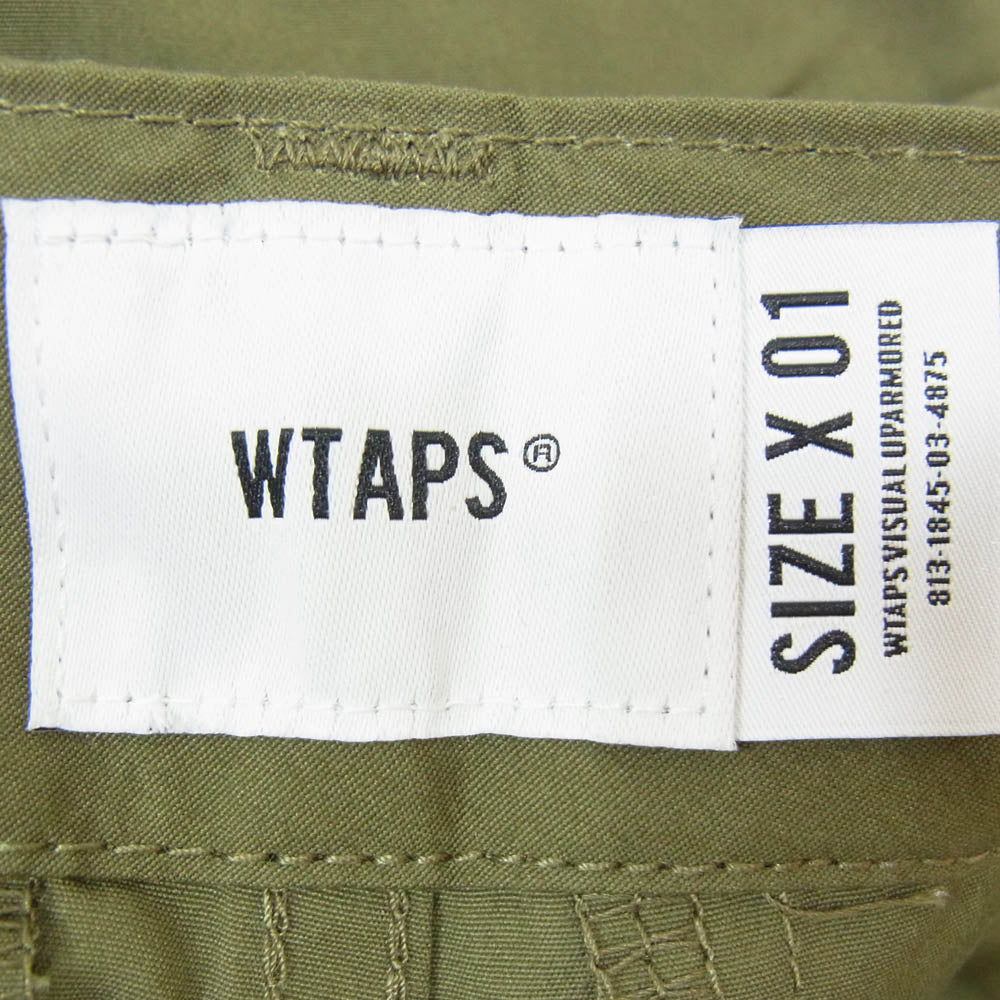 WTAPS ダブルタップス 22SS 221BRDT-PTM06 CARGO SHORTS COPO WEATHER PANTS カーゴ ショート パンツ カーキ系 X01【新古品】【未使用】【中古】