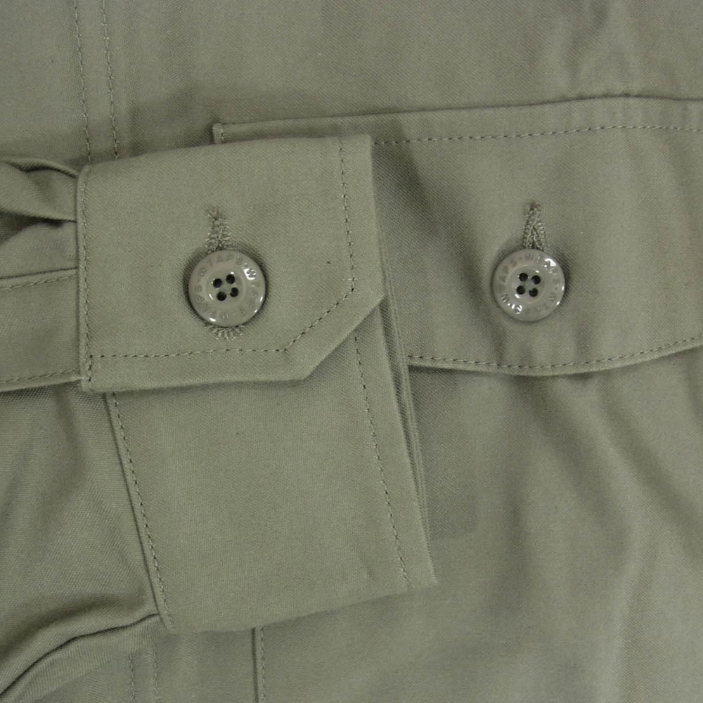 WTAPS ダブルタップス 21AW 212BRDT-SHM04 FLYERS LS COTTON SATIN バック サテン ユーティリティ シャツ グレー系 X02【新古品】【未使用】【中古】