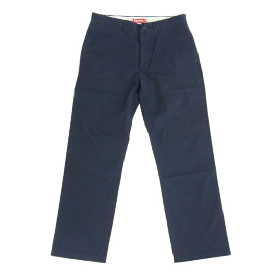 Supreme シュプリーム work pant ワーク パンツ チノパンツ ネイビー系 32【中古】