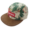 Supreme シュプリーム 12SS Floral Suede Camp Cap フローラル スウェード キャンプ キャップ 帽子 花柄 ホワイト ベース マルチカラー系【中古】