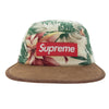 Supreme シュプリーム 12SS Floral Suede Camp Cap フローラル スウェード キャンプ キャップ 帽子 花柄 ホワイト ベース マルチカラー系【中古】