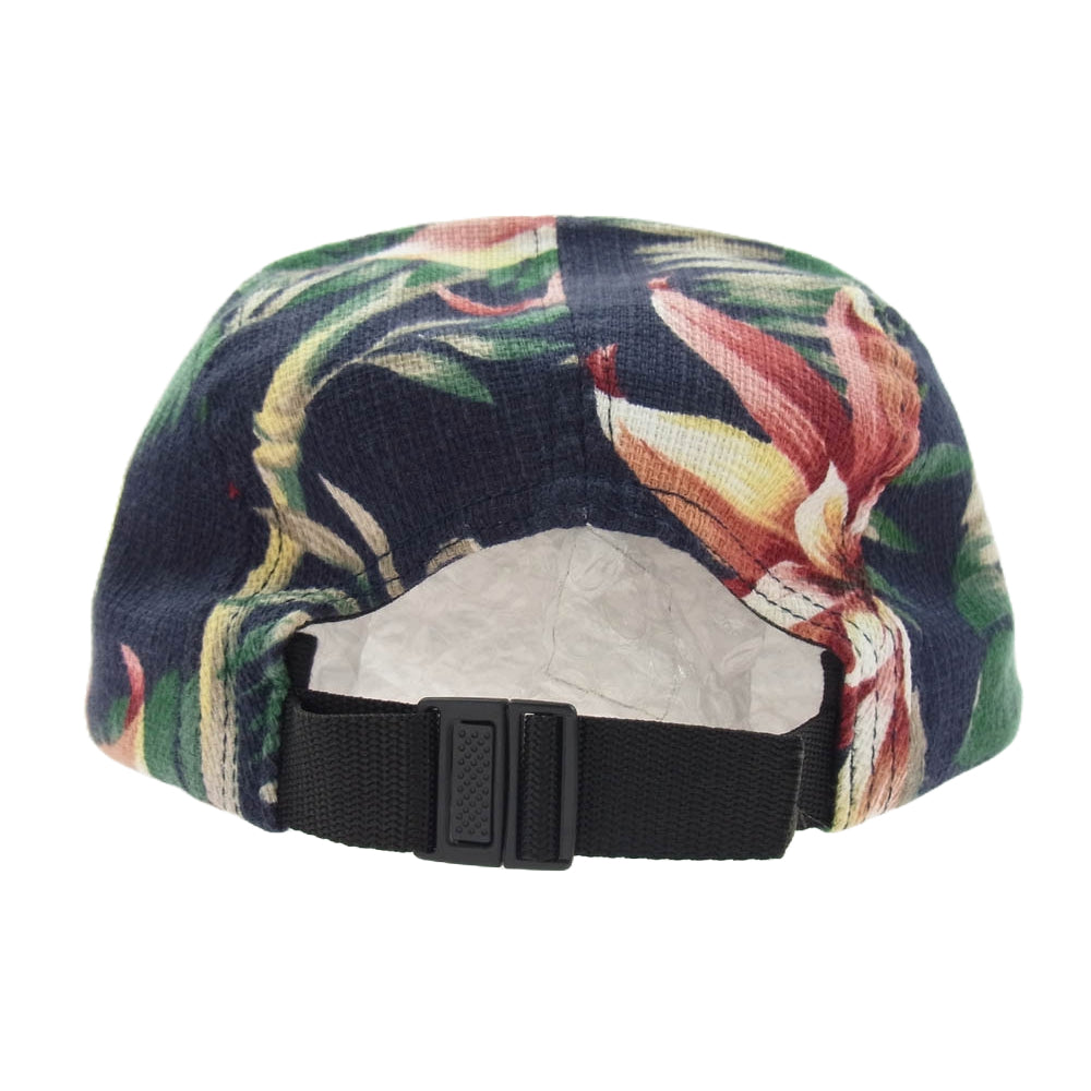Supreme シュプリーム 12SS Floral Suede Camp Cap フローラル スウェード キャンプ キャップ 帽子 花柄 ブラック ベース マルチカラー系【中古】