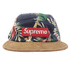 Supreme シュプリーム 12SS Floral Suede Camp Cap フローラル スウェード キャンプ キャップ 帽子 花柄 ブラック ベース マルチカラー系【中古】