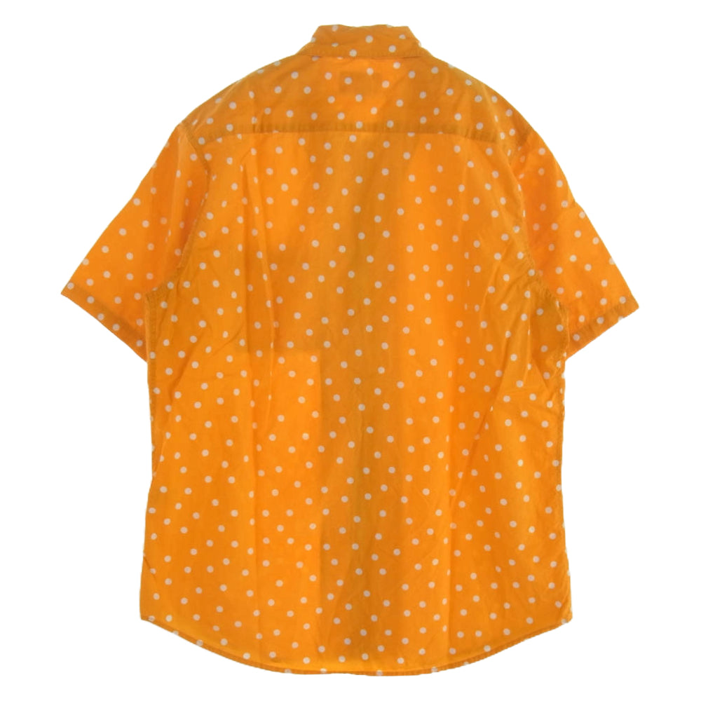 Supreme シュプリーム 12SS Big Dot Camp Shirt ビッグ ドット キャンプ 半袖 オープンカラー シャツ イエロー イエロー系 M【中古】