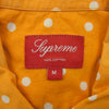 Supreme シュプリーム 12SS Big Dot Camp Shirt ビッグ ドット キャンプ 半袖 オープンカラー シャツ イエロー イエロー系 M【中古】
