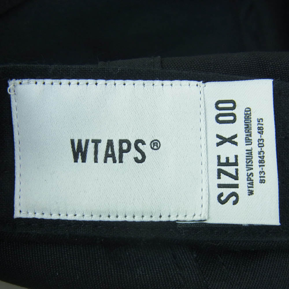 WTAPS ダブルタップス 23AW 232HCDT-HT12 Militia Cap CTPL Twill Ingredients Black ミリティア キャップ ツイル イングリーディエンツ 帽子 ブラック系 00【中古】