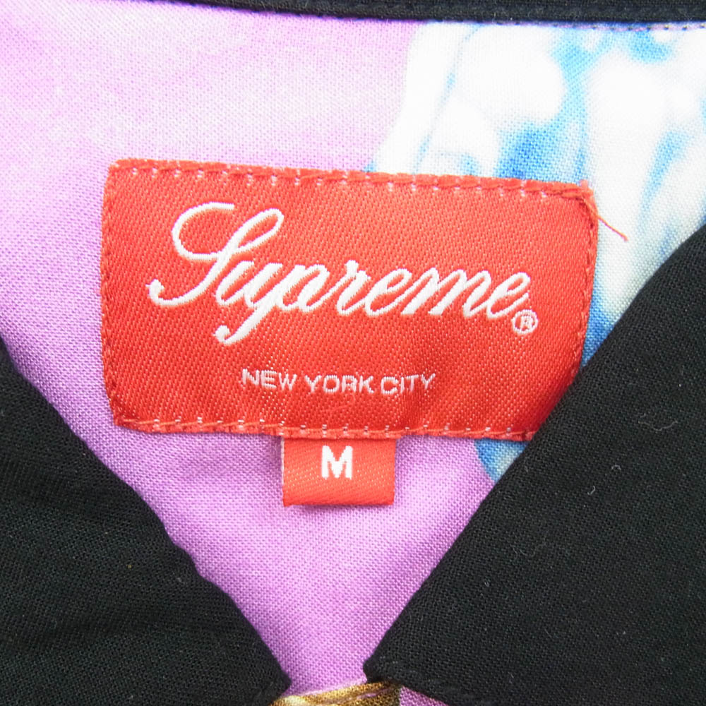 Supreme シュプリーム 15SS Heels s/s rayon shirt ヒール レーヨンシャツ 半袖 オープンカラー マルチカラー系 M【中古】