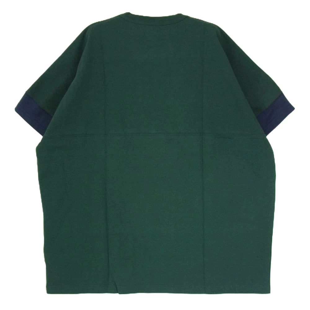 DESCENDANT ディセンダント 21SS 211ATDS-CSM08 BARKLEY JERSEY SS クルーネック Tシャツ 半袖カットソー グリーン系 2【極上美品】【中古】