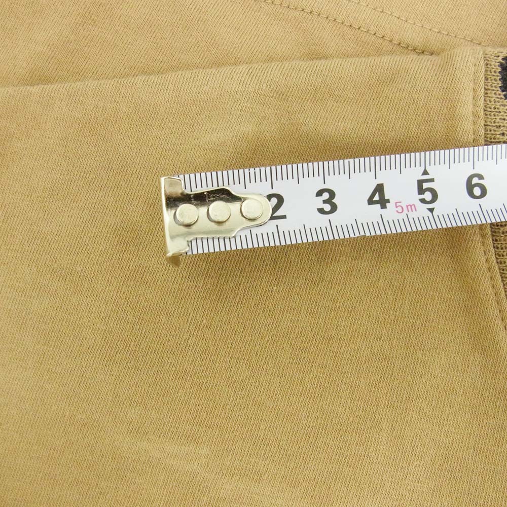 WTAPS ダブルタップス 20SS 201ATDT-CSM08 PYK DESIGN SS 01 TEE COTTON ネックロゴ Tシャツ 半袖カットソー ブラウン系 X03【中古】