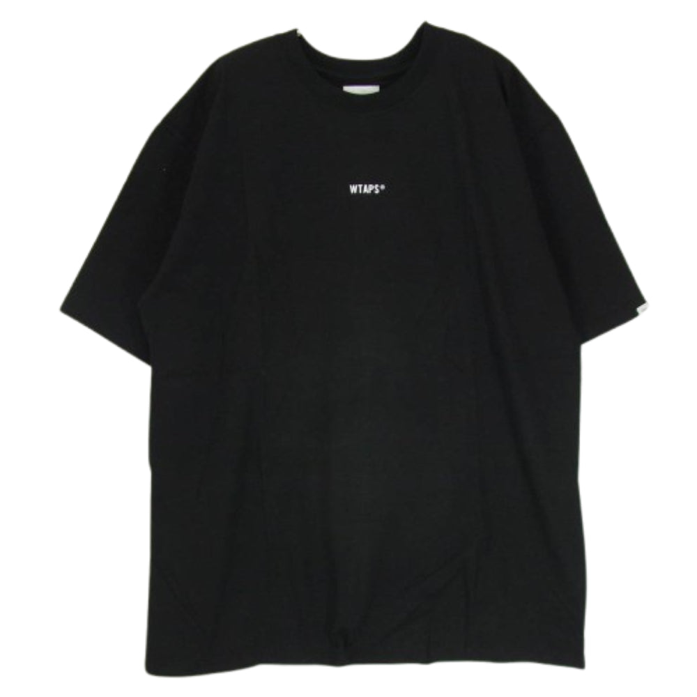WTAPS ダブルタップス 20SS 201PCDT-ST09S GPS 02 バックプリント Tシャツ 半袖カットソー ブラック系 X04【極上美品】【中古】