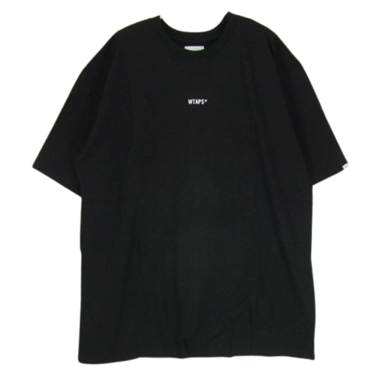 WTAPS ダブルタップス 20SS 201PCDT-ST09S GPS 02 バックプリント Tシャツ 半袖カットソー ブラック系 X04【極上美品】【中古】