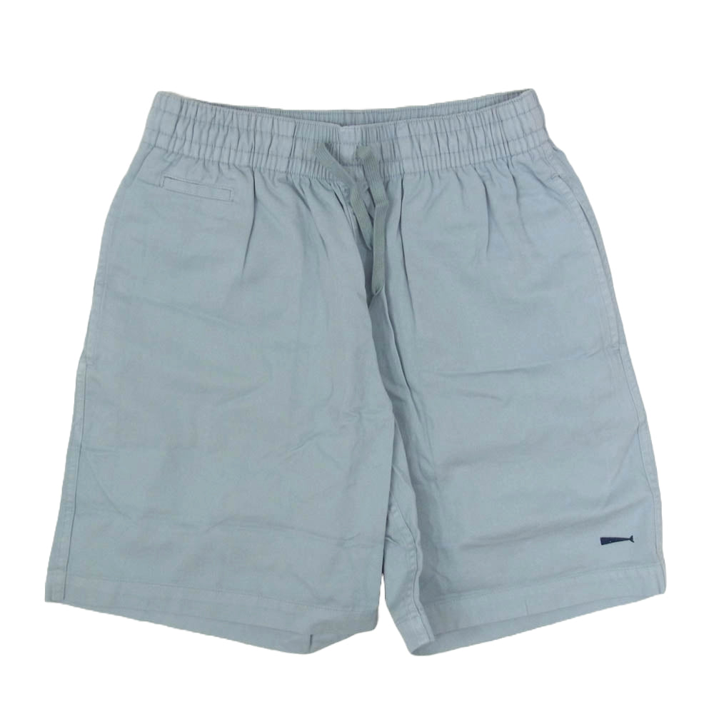 DESCENDANT ディセンダント SHORE BEACH SHORTS 刺繍ビーチ ハーフパンツ ショーツ ブルー系 1【美品】【中古】