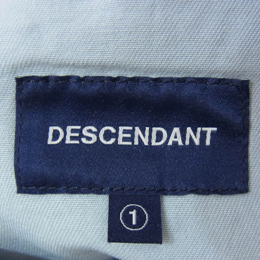 DESCENDANT ディセンダント SHORE BEACH SHORTS 刺繍ビーチ ハーフパンツ ショーツ ブルー系 1【美品】【中古】