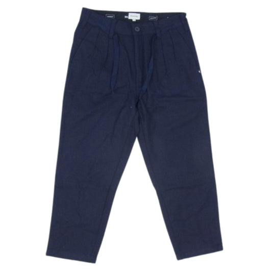 DESCENDANT ディセンダント 21AW 212BRDS-PTM01 INDIGO TWILL TROUSERS インディゴ ツイル トラウザーズ パンツ ネイビー系 1【極上美品】【中古】