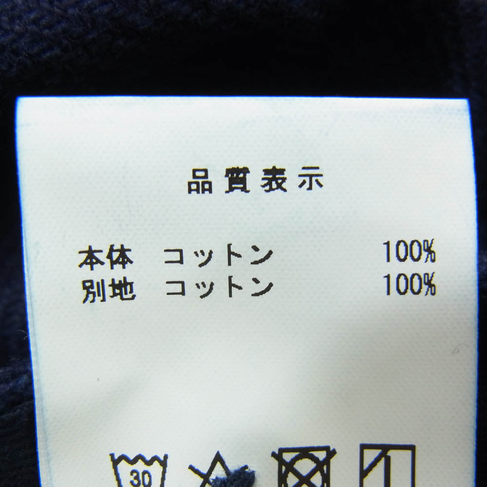 DESCENDANT ディセンダント 21AW 212BRDS-PTM01 INDIGO TWILL TROUSERS インディゴ ツイル トラウザーズ パンツ ネイビー系 1【極上美品】【中古】