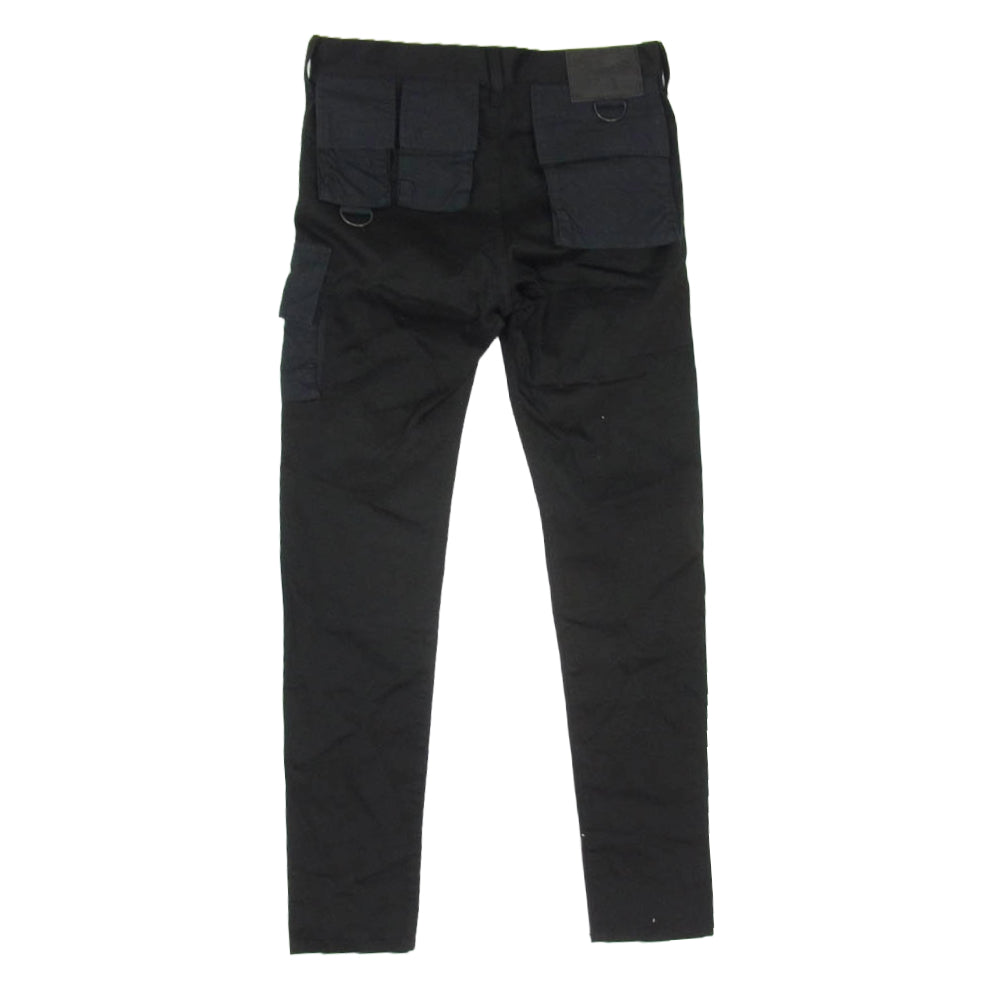 UNDERCOVER アンダーカバー 19SS UCW4511-2 アーミーポケット付 ストレッチスリム カーゴパンツ ブラック系 1【極上美品】【中古】