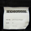 NEIGHBORHOOD ネイバーフッド 23SS 231YTMH-PTM07 コットン カーゴパンツ ブラック系 M【美品】【中古】