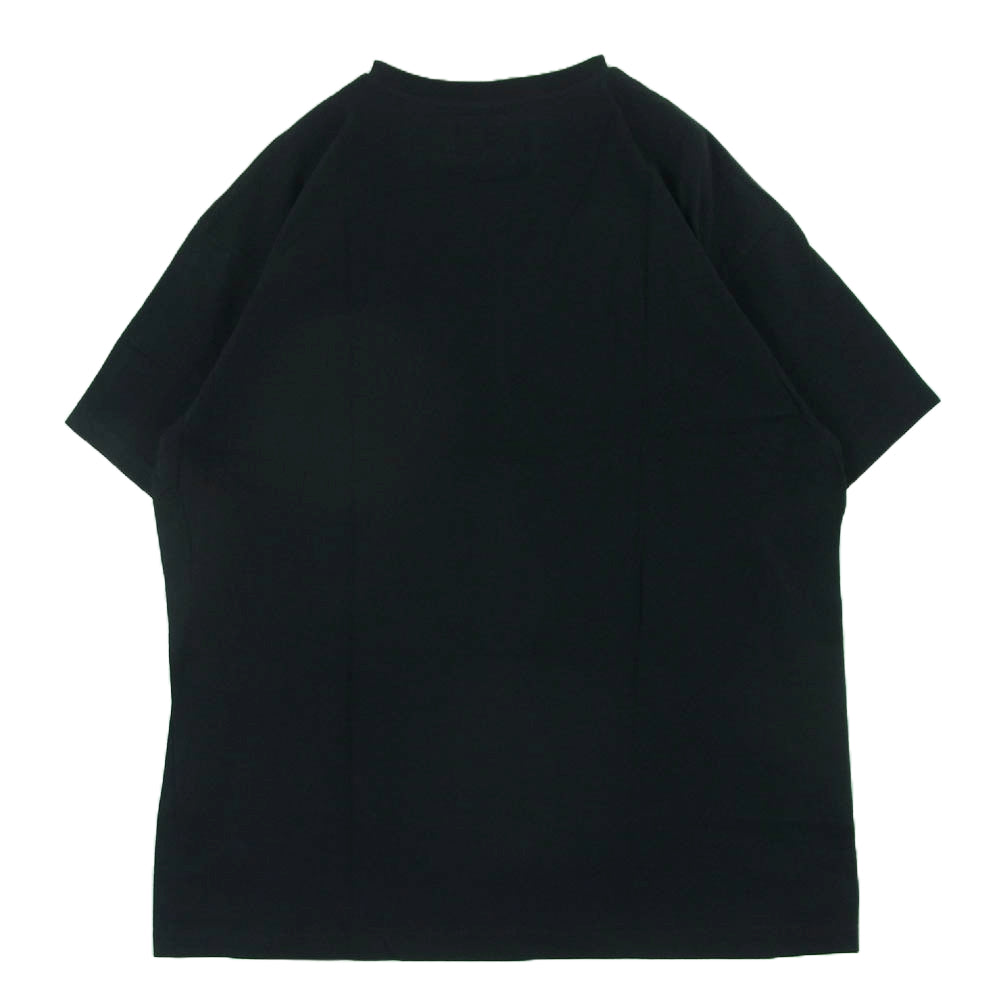 DESCENDANT ディセンダント 23SS 231ATDS-STM05S CACHALOT SS ロゴプリント Tシャツ 半袖 カットソー ブラック系 3【美品】【中古】