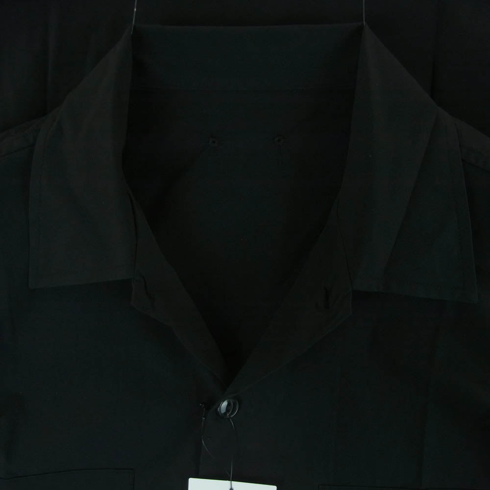 SOPHNET. ソフネット 21AW SOPH-212012 DOUBLE POCKET BIG SHIRTS ダブルポケット ビッグシルエット 長袖 シャツ ブラック系 L【中古】