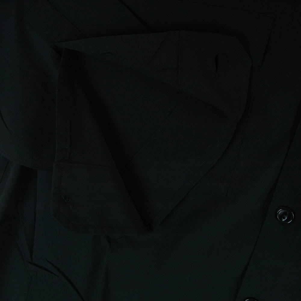 SOPHNET. ソフネット 21AW SOPH-212012 DOUBLE POCKET BIG SHIRTS ダブルポケット ビッグシルエット 長袖 シャツ ブラック系 L【中古】