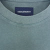 DESCENDANT ディセンダント 21SS 211ATDS-CSM38 CACHALOT PIQUE SS PIGMENT DYE ピグメントダイ加工 刺繍 Tシャツ 半袖カットソー グリーン系 3【新古品】【未使用】【中古】