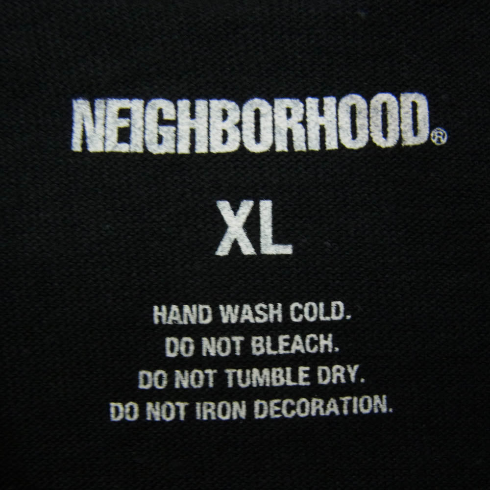 NEIGHBORHOOD ネイバーフッド 231LBNH-STM03S SPOT . TEE ボックス ロゴ プリント Tシャツ ブラック系 XL【新古品】【未使用】【中古】