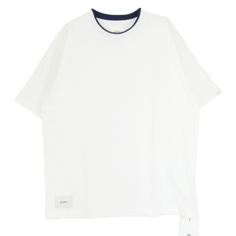 WTAPS ダブルタップス 21SS 211ATDT-CSM29 RINGER SS リンガーTシャツ 半袖カットソー ホワイト系 X04【新古品】【未使用】【中古】