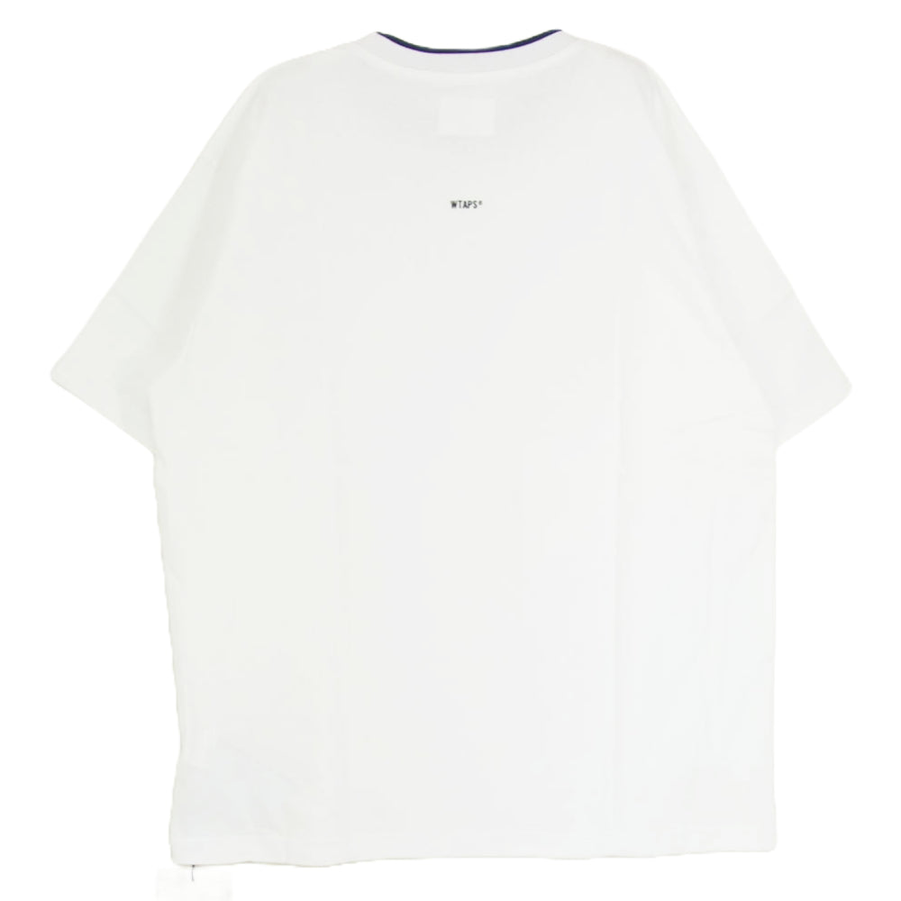 WTAPS ダブルタップス 21SS 211ATDT-CSM29 RINGER SS リンガーTシャツ 半袖カットソー ホワイト系 X04【新古品】【未使用】【中古】