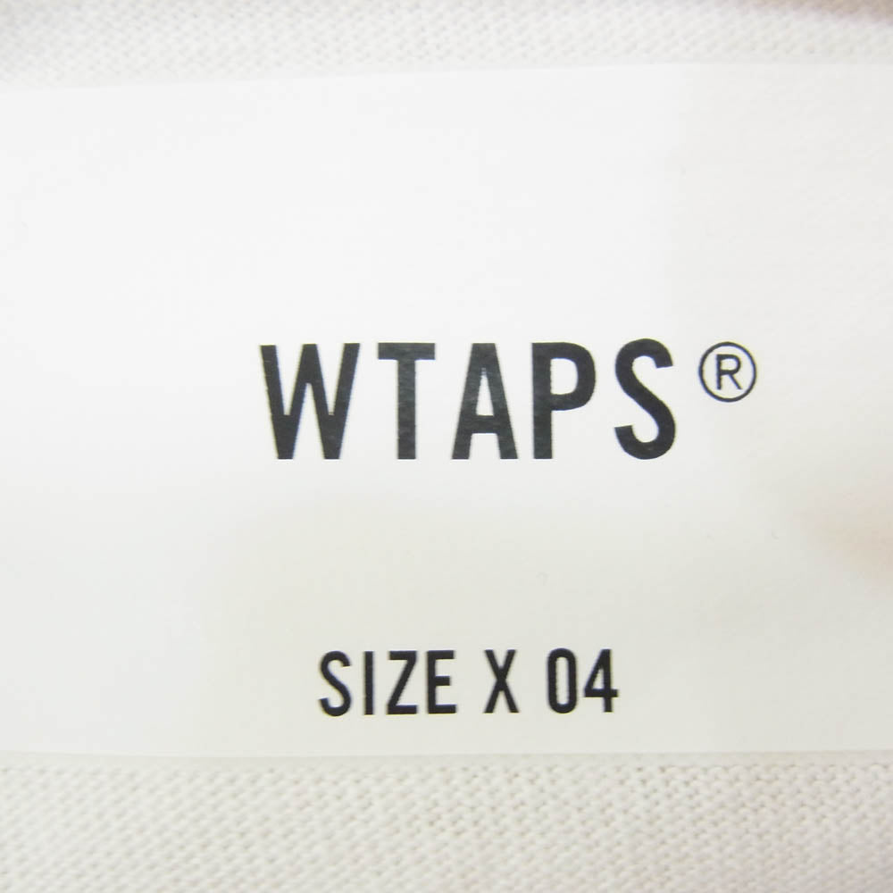 WTAPS ダブルタップス 21SS 211ATDT-CSM29 RINGER SS リンガーTシャツ 半袖カットソー ホワイト系 X04【新古品】【未使用】【中古】