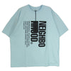 NEIGHBORHOOD ネイバーフッド 23SS 231PCNH-ST03 NH . TEE ロゴプリント Tシャツ ライトブルー系 XL【新古品】【未使用】【中古】