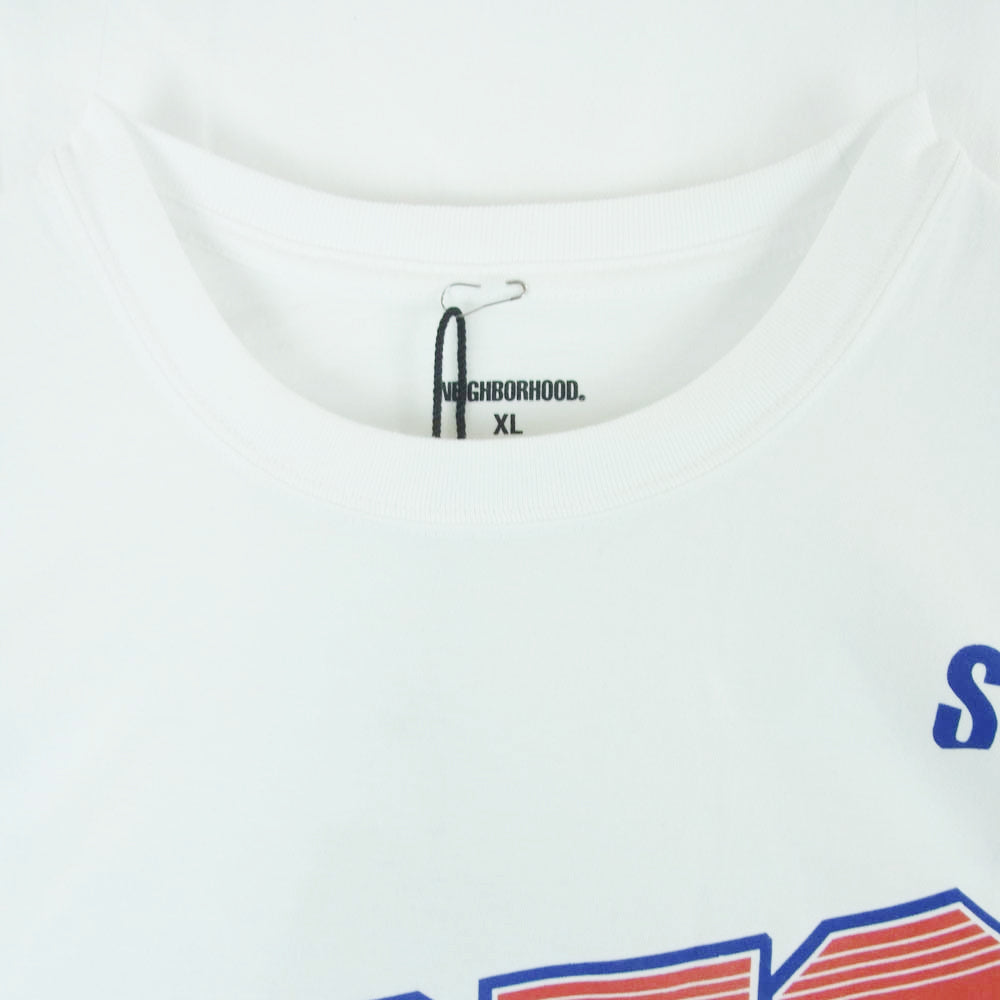 NEIGHBORHOOD ネイバーフッド 221PCYSN-LT01S SUPER73 C-TEE LS 長袖 Tシャツ ホワイト系 XL【新古品】【未使用】【中古】