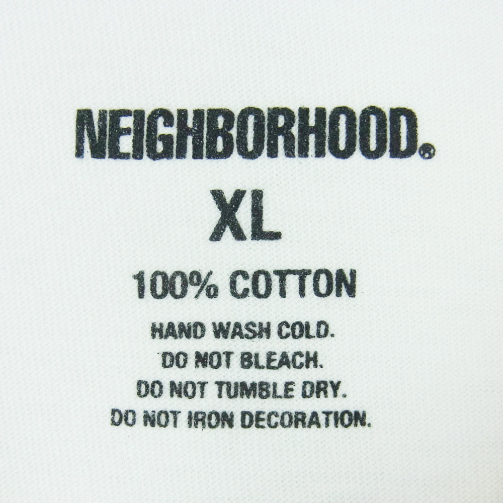 NEIGHBORHOOD ネイバーフッド 221PCYSN-LT01S SUPER73 C-TEE LS 長袖 Tシャツ ホワイト系 XL【新古品】【未使用】【中古】
